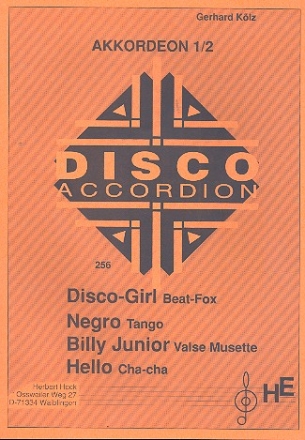 Disco Accordion 4 Spielstcke fr Unterricht und Vortrag mit Wechselbssen