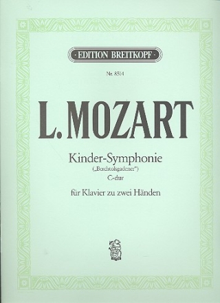 Kinder-Sinfonie C-Dur fr Klavier