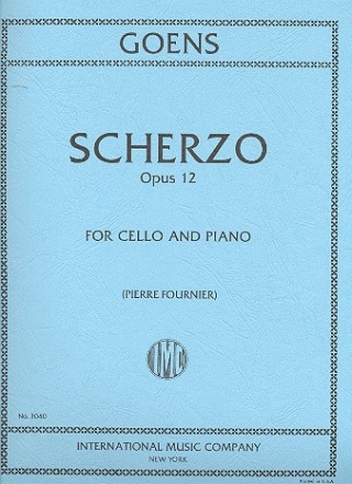 Scherzo op.12 for cello and piano