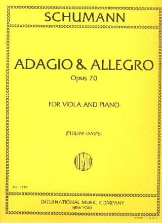 Adagio and Allegro op.70 for viola and piano