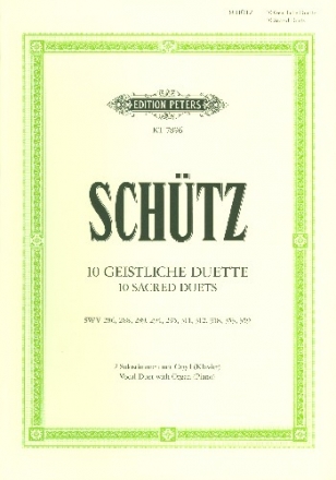 10 geistliche Duette fr 2 Solostimmen oder 2-stg Chor mit Orgel, Harmonie oder Klavier