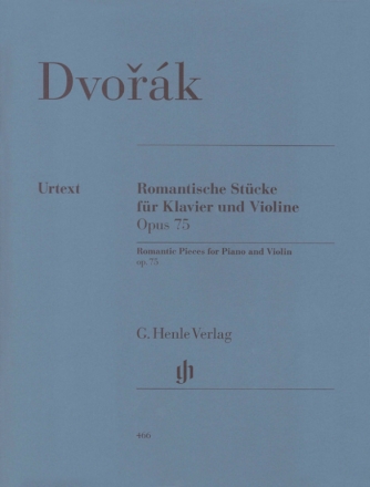 Romantische Stcke op.75 fr Violine und Klavier