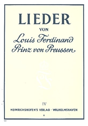 11 Lieder fr Singstimme und Klavier