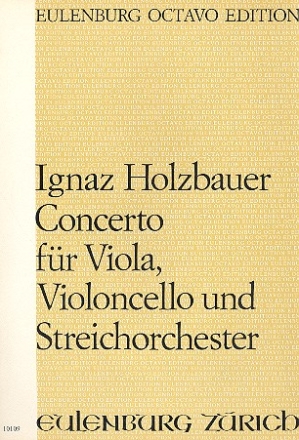 Konzert fr Viola, Violoncello und Streichorchester Partitur