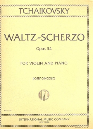 Waltz-Scherzo op.34 for violin and piano