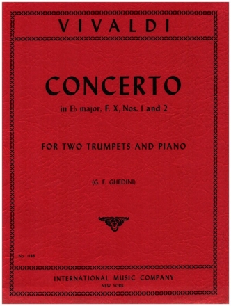 Concerto e flat major F.X Nos.1+2 for 2 trumpets and piano