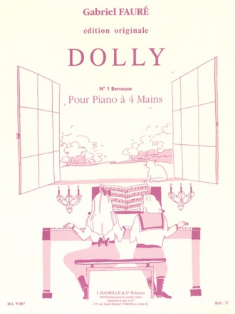 Berceuse op.51,1 Dolly pour piano  4 mains