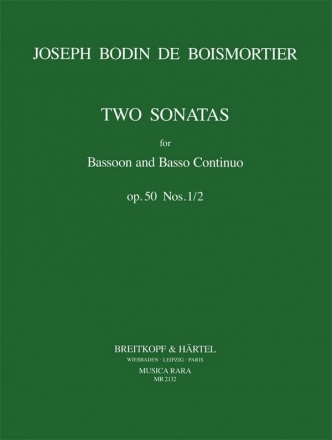 2 Sonaten op.50 fr Fagott und Bc