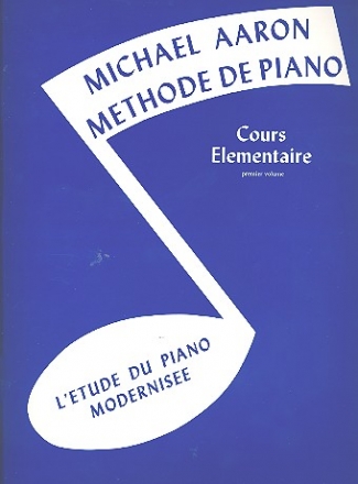Methode de piano vol.1 cours elementaire (frz)