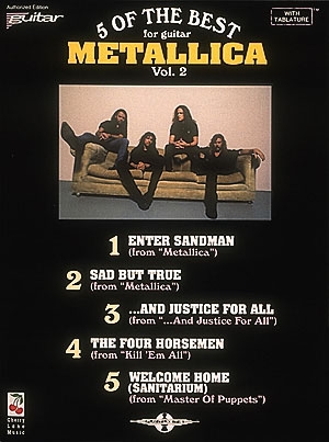 METALLICA: 5 OF THE BEST FOR GUITAR   VOL.2 MIT TABULATUR