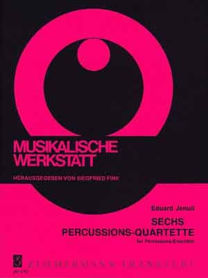 6 Percussions-Quartette für Percussions-Ensemble Partitur