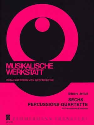 6 Percussions-Quartette fr Percussions-Ensemble Partitur