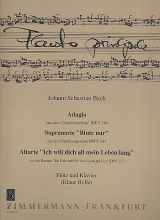 Adagio aus dem Osteroratorium BWV249 fr Flte und Klavier