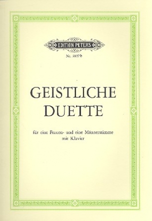 Geistliche Duette fr eine Frauen- und eine Mnnerstimme und Klavier