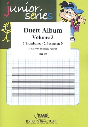 Duett-Album Band 3 fr 2 Posaunen oder 2 Instrumente im Baschlssel