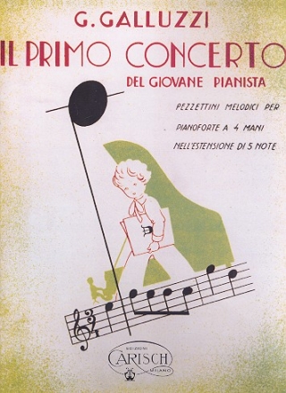 Il primo concerto del giovane pianista serie 1 vol.2 per pianoforte a 4 mani