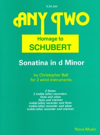 Homage to Schubert Sonatina d minor for 2 wind instruments