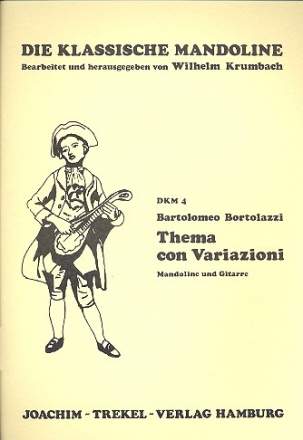 Thema con variationi für Mandoline und Gitarre