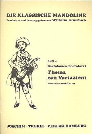 Thema con variationi fr Mandoline und Gitarre