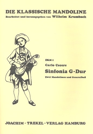 Sinfonia G-Dur fr 2 Mandolinen und Bc