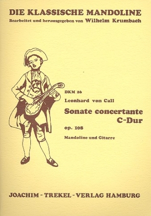 Sonate concertante C-Dur op.108 fr Mandoline und Gitarre