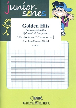 Golden Hits Trio Album fr 3 Euphonium / Bariton / Posaunen