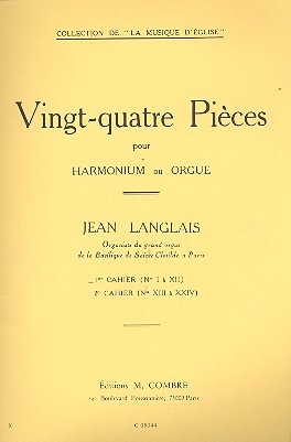 24 pices vol.1 (nos.1-12) pour harmonium (orgue)