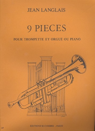 9 pices  pour trompette et orgue ou piano