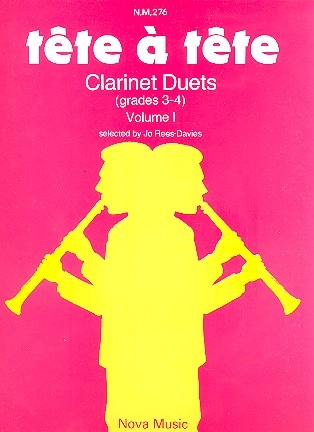 Tete a tete vol.1 clarinet duets score