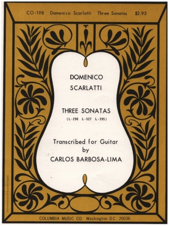 Three sonatas fr Gitarre