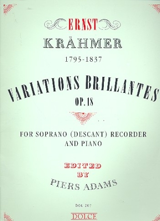 Variations brillantes op.18 for descant recorder and piano