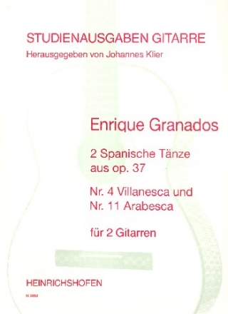 2 Spanische Tnze aus op.37 fr 2 Gitarren