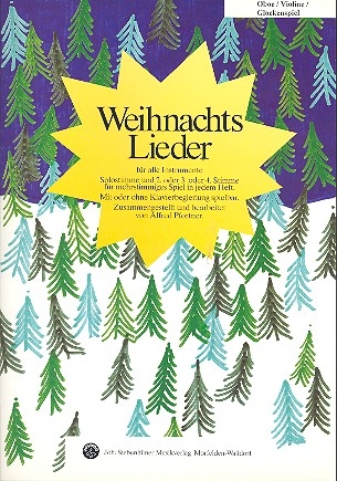 Weihnachtslieder fr flexibles Ensemble Oboe/Violine/Glockenspiel