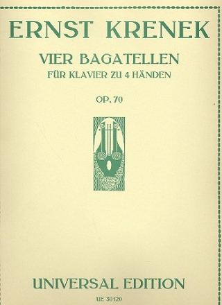 4 Bagatellen op.70 fr Klavier zu 4 Hnden