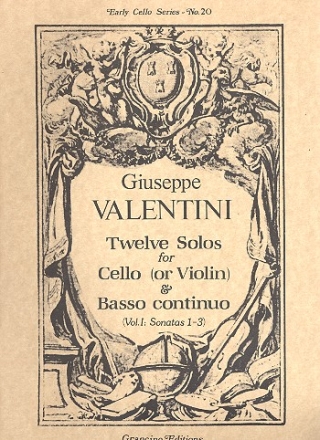 12 Solos vol.1 (nos.1-3) for cello (violin) and bc