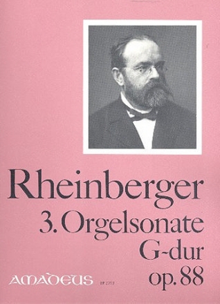 Sonate G-Dur Nr.3 op.88 Pastoralsonate fr Orgel