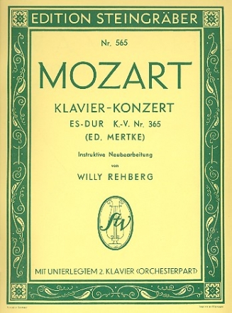 Konzert Es-Dur KV365 fr Klavier und Orchester fr 2 Klaviere