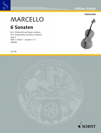 6 Sonaten op.2 Band 1 (Nr.1-3) fr 2 Violoncelli und Bc