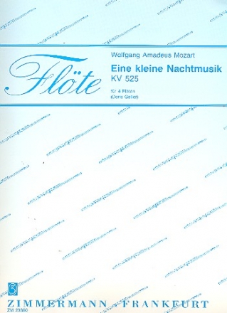 Eine kleine Nachtmusik KV525 fr 4 Flten