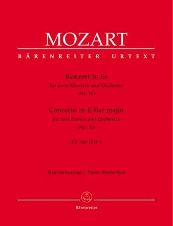 Konzert Es-Dur KV365  fr 2 Klaviere und Orchester fr 3 Klaviere