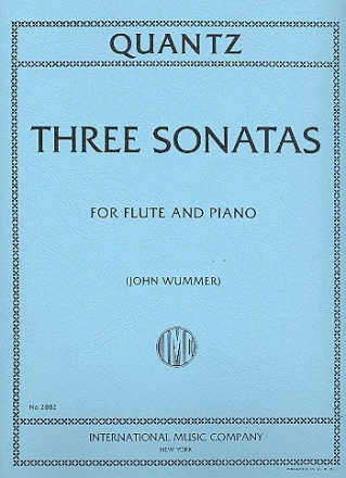 3 Sonatas for flute and piano