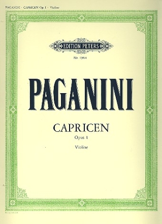 Capricen op.1 fr Violine solo