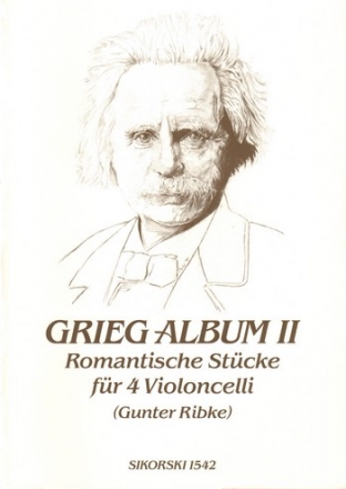 Grieg Album Band 2 Romantische Stcke fr 4 Violoncelli Stimmen