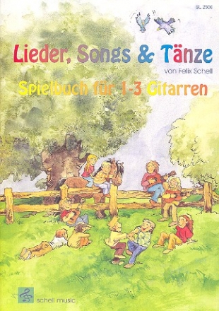 Lieder Songs und Tnze Spielbuch fr 1-3 Gitarren