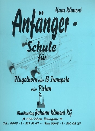 Anfngerschule  fr Flgelhorn (B Trompete oder Piston)