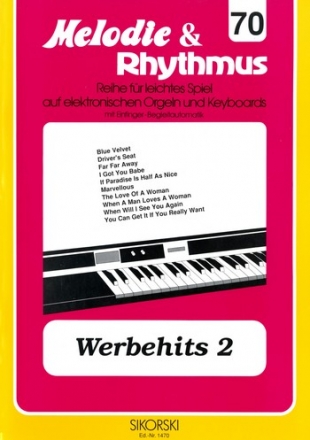 Werbehits 2: fr E-Orgel / Keyboard