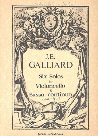 6 Solos vol.1 (nos.1-3) for violoncello and bc
