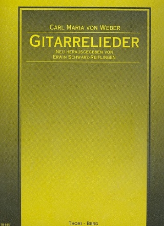 Gitarrenlieder fr Gesang und Gitarre