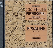 Orchester Probespiel CD fr Posaune CD Orchesterbegleitung zur Solostimme