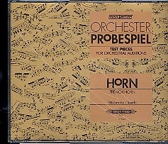 Orchester Probespiel CDs fr Horn CD Orchesterbegleitung zur Solostimme